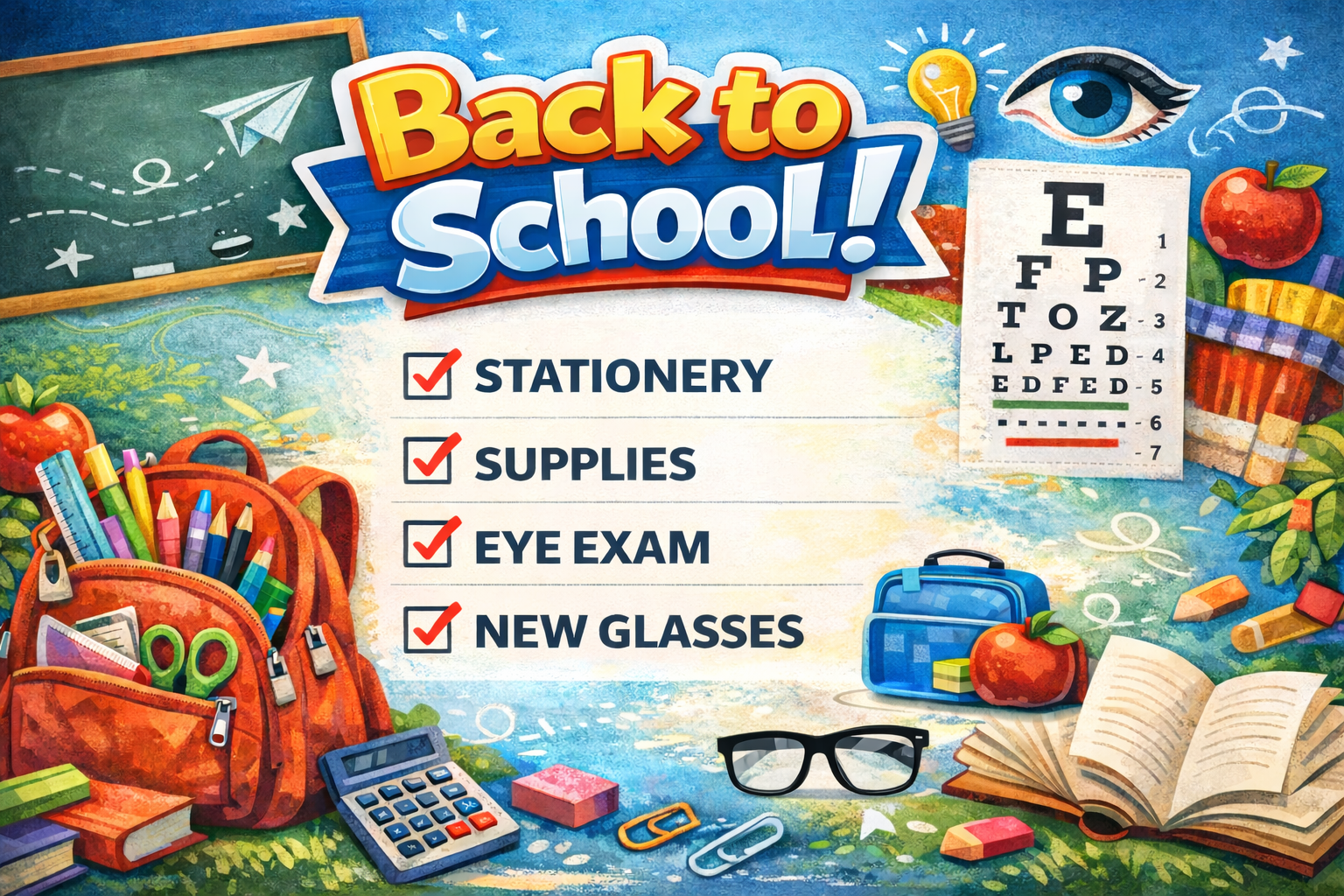 BACK TO SCHOOL: HEALTHY EYES, BRIGHT FUTURE